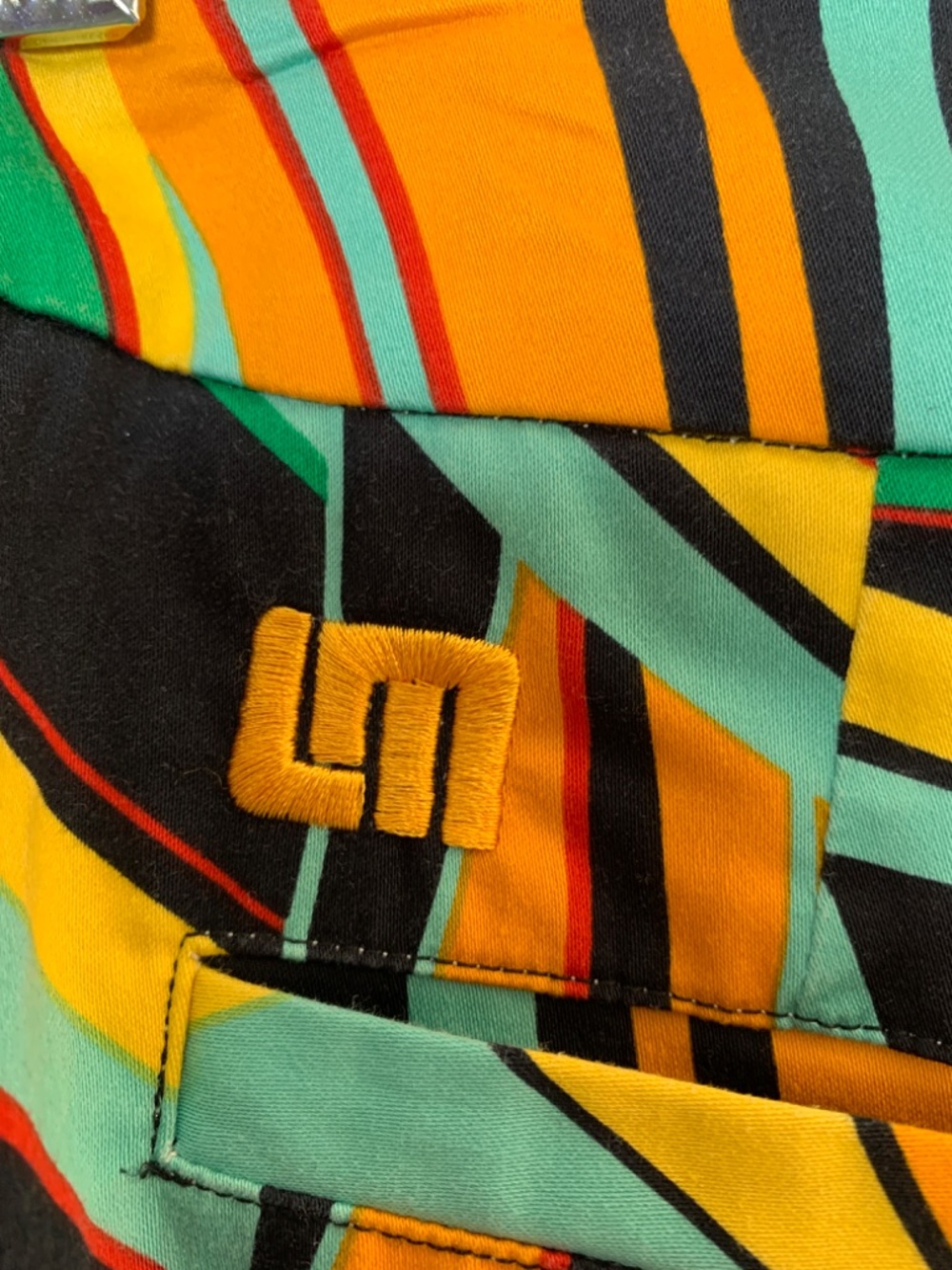 Loudmouth Ladies Golf Skort Skirt US Size 2 Preppy Pickle Ball Tennis Geometric - Picture 9 of 12